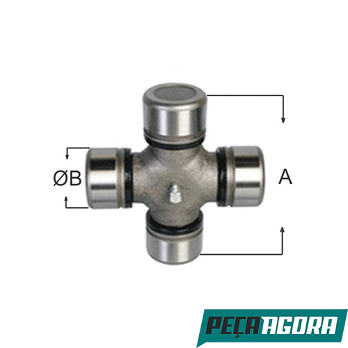 CRUZETA CARDAN A 150,80 B 49,00 APLICACAO DIVERSAS DIVERSAS (512007X)