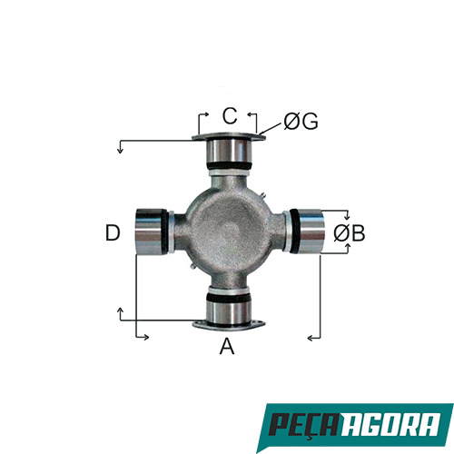 CRUZETA CARDAN NAVISTAR INTERNATIONAL (5469X)