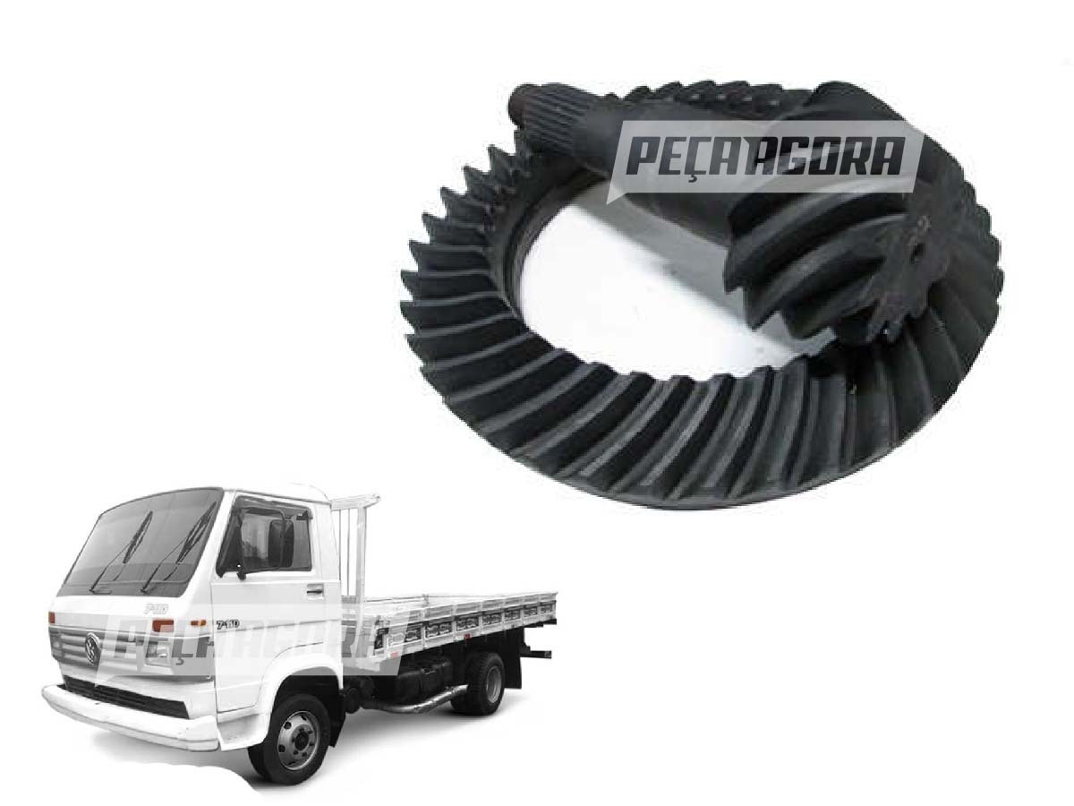 COROA PINHAO 41X10 DIFERENCIAL DANA 284 RAT 4.1 27 VW 7100 7110S 790 EIXO DANA 4