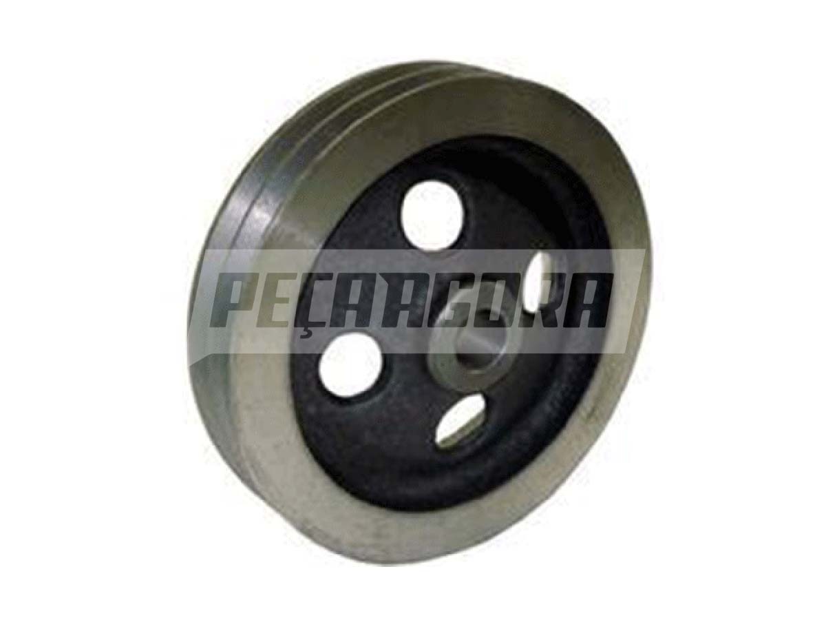 POLIA COMPRESSOR 20x25.6 198MM MB OM355 FURO CONICO 2 CANALETAS (3551320215)