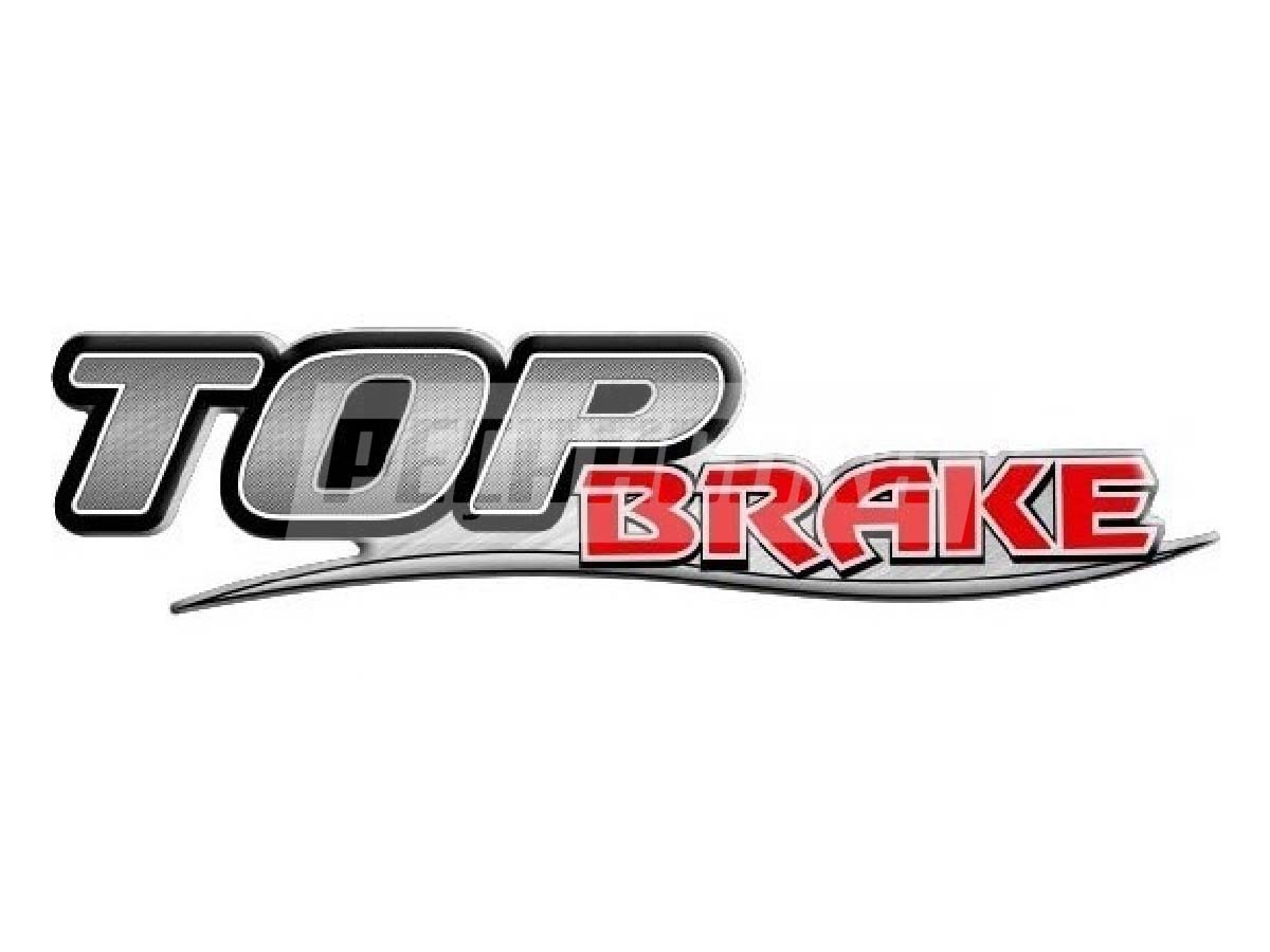 ADESIVO RESINADO ''TOP BRAKE'' VERMELHO ONDA PRATA (33161590)