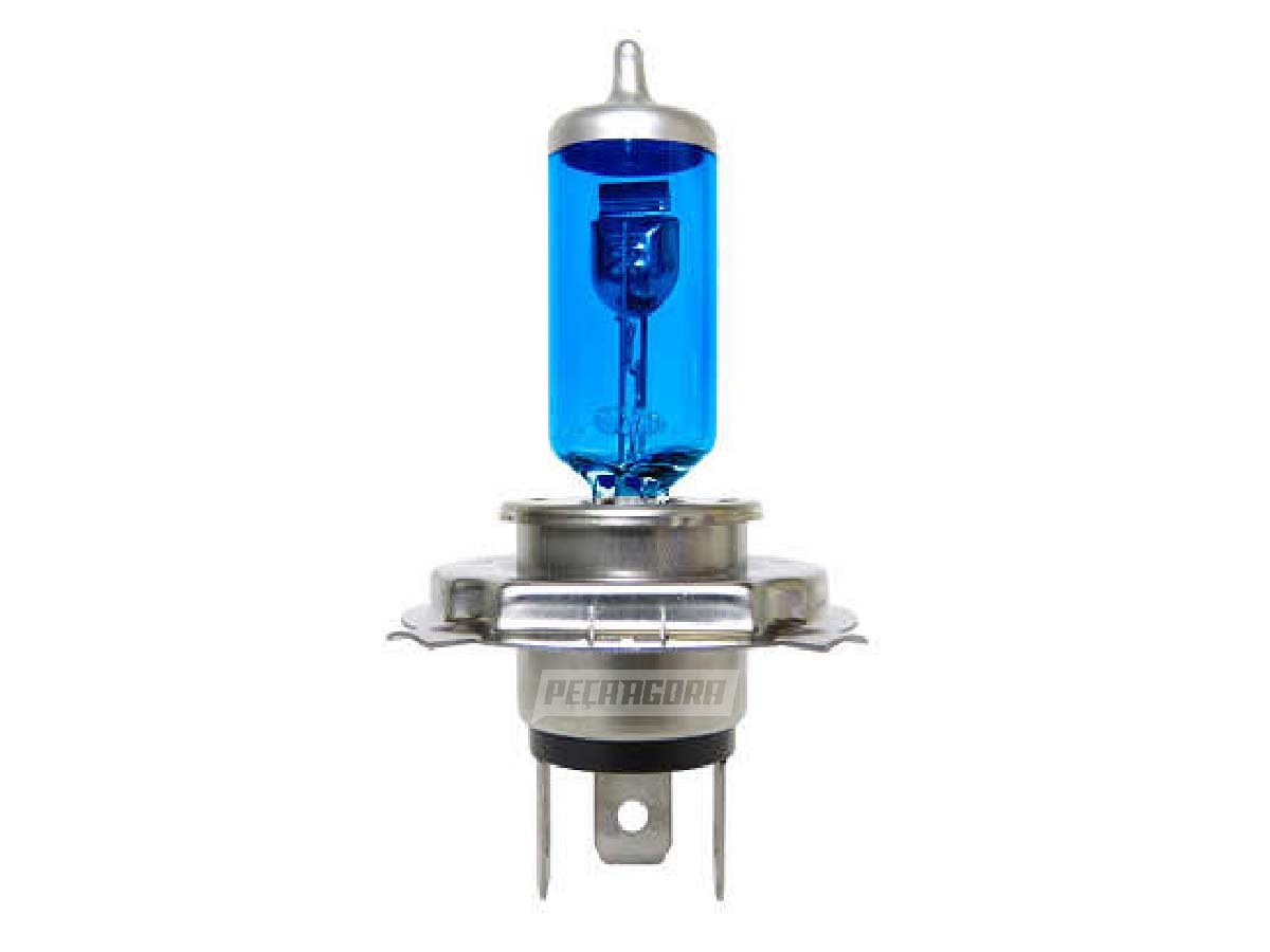 LAMPADA FAROL H4 75/70W AZUL P43T-38 FAROL ALTO E BAIXO (GL93H4)