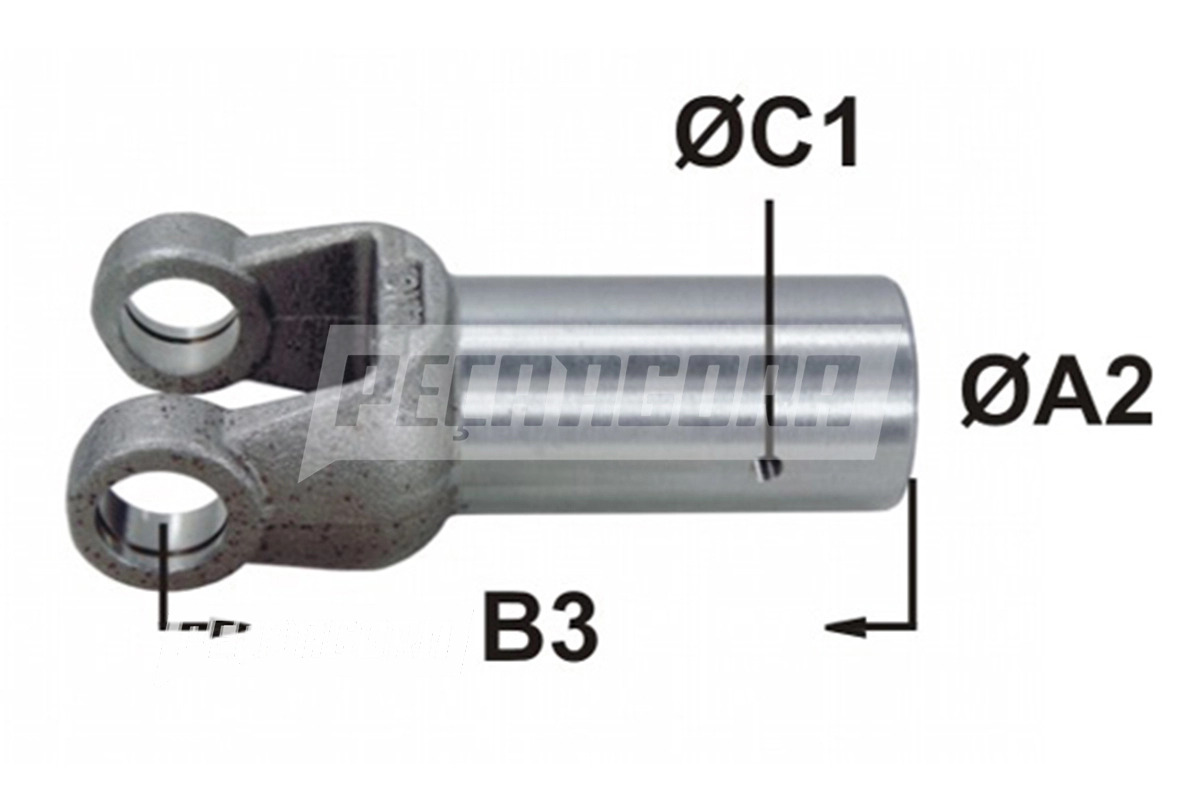 TERMINAL JUNTA BASCULANTE  C CHAVETA (L28086)