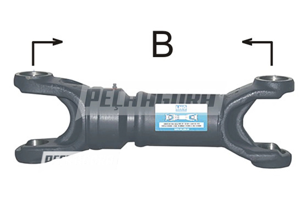 CARDAN PARCIAL (ENTRE EIXO) A=434 MM FECHADO CENTRO A CENTRO DA CRUZETA PARA IVE