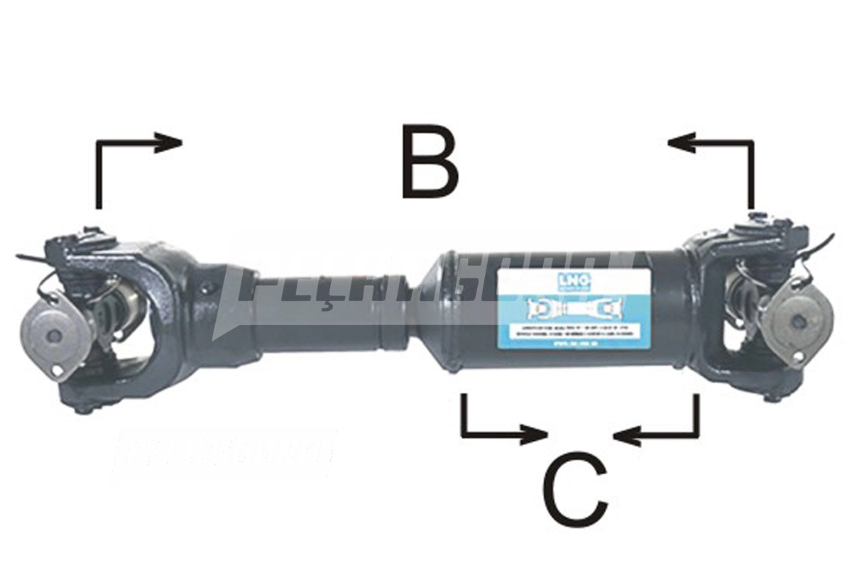 CARDAN ENTRE EIXO COMPLETO PARA IVECO PARA IVECO 260E28 TECTOR 6X4 (L41654F)