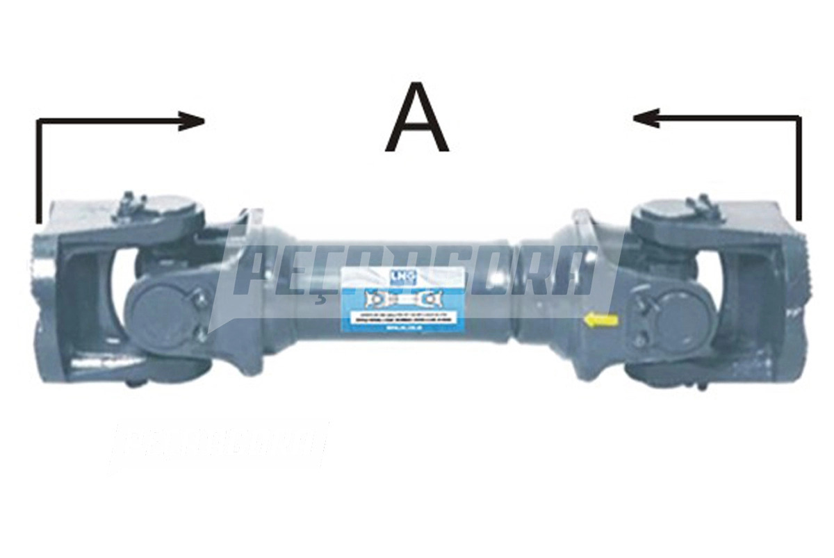 CARDAN COMPLETO (ENTRE EIXO) A=TAMANHO A DEFINIR (MONTA C/CRUZETA 801040) PARA I