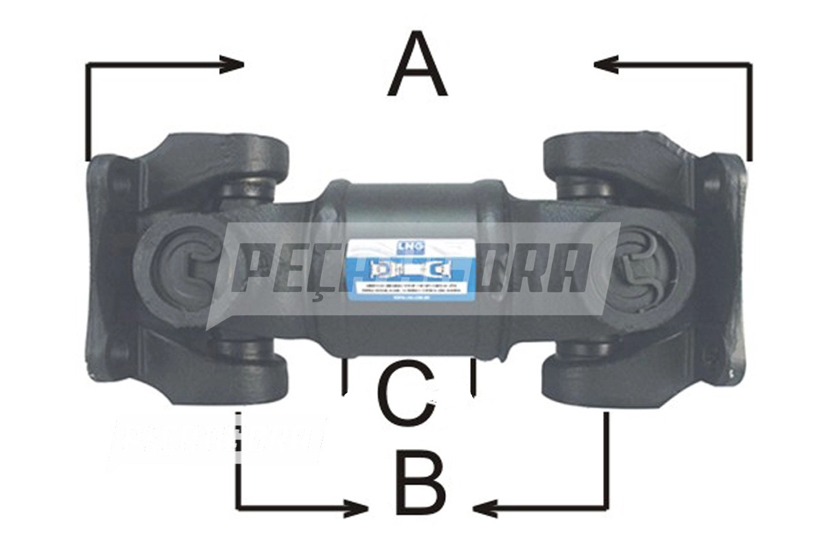 CARDAN COMPLETO 285MM JACTO UNIPORT 2000 (RG644773)