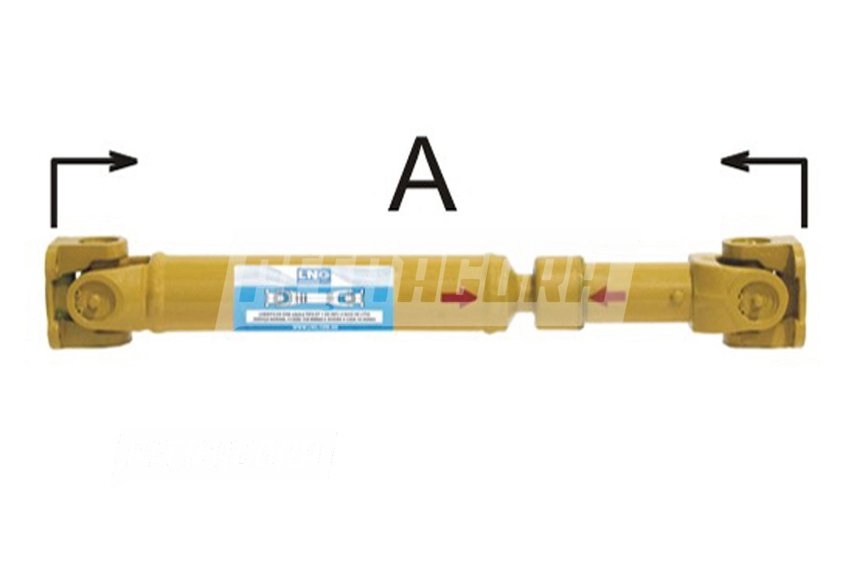 CARDAN COMPLETO A=450 MM FECHADO PONTA A PONTA DA FLANGE VALTRA/VALMET          