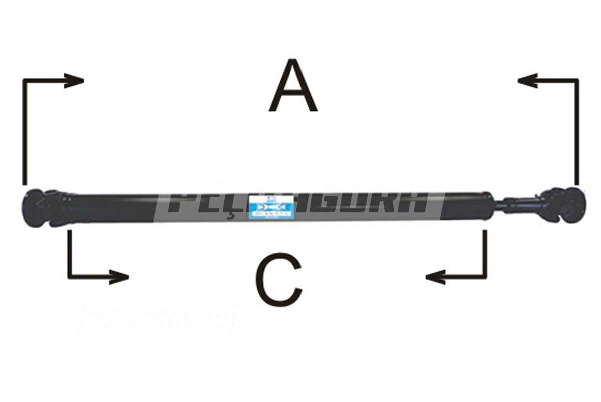 CARDAN COMPLETO VALTRA VALTRA 600 700 BL77 (81905400-L41657A)