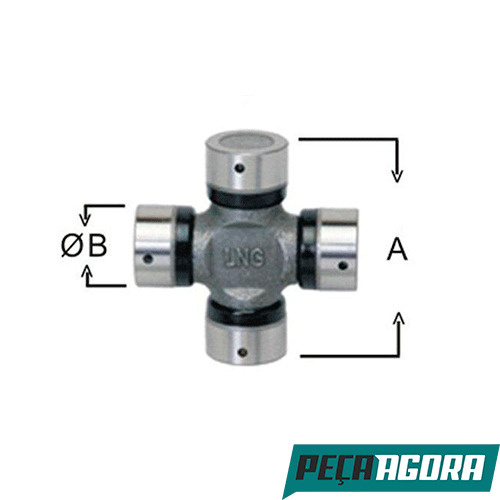 CRUZETA CARDAN A 71,00 B 27,00 FIAT ALLIS  VALTRA/VALMET  (7364605)