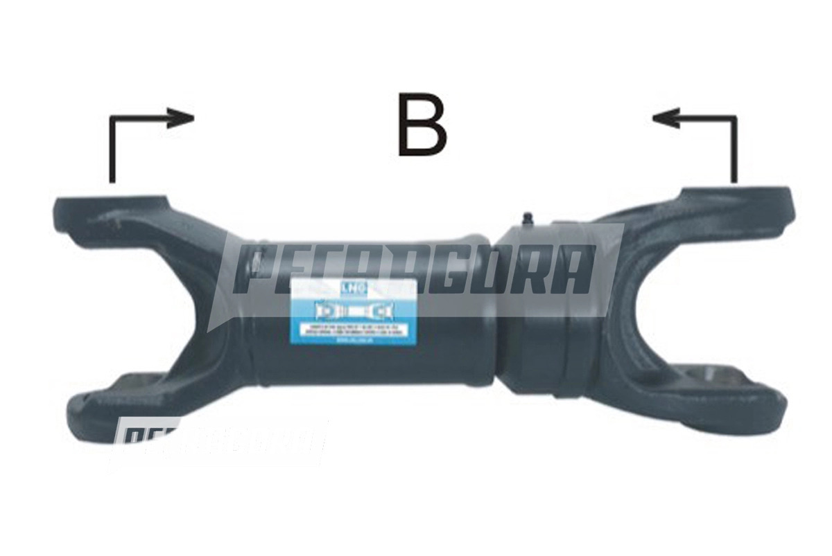 CARDAN PARCIAL (ENTRE EIXO) A=410,5 MM FECHADO CENTRO A CENTRO DA CRUZETA PARA I