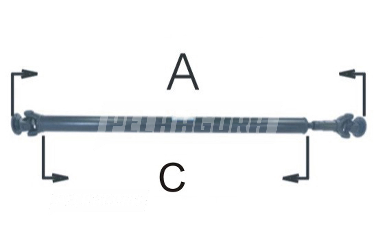 CARDAN COMPLETO VALTRA VALMET 885 985 BM100 BM100GII BM110 BM110GII BM85 BM85GII