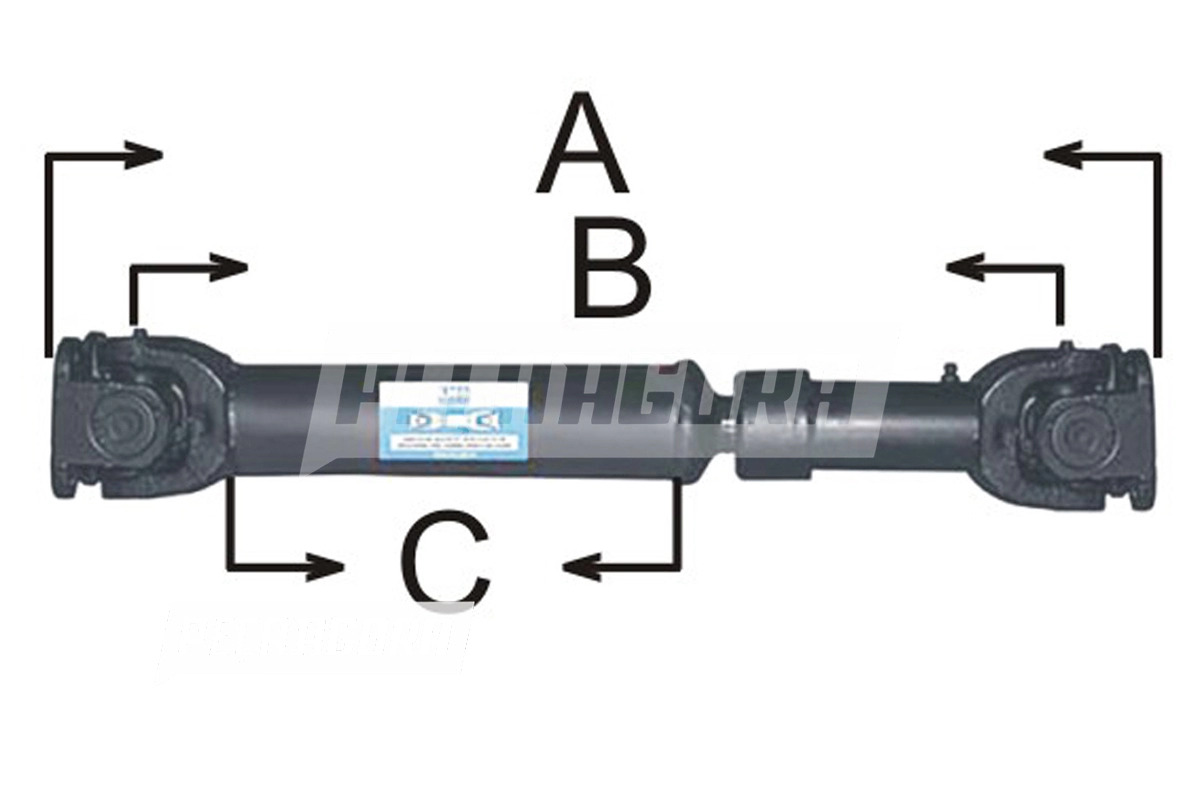 CARDAN COMPLETO VALTRA VALMET BH140 BH140HI BH145 BH160 BH160HI BH165 BH180 BH18