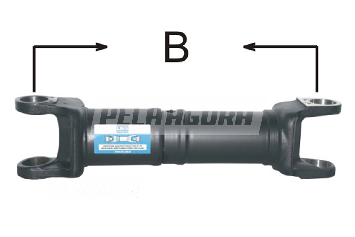 CARDAN ENTRE EIXO PARCIAL MB L2638 LK2638  LS2638 MERCEDES BENZ (L41654I)