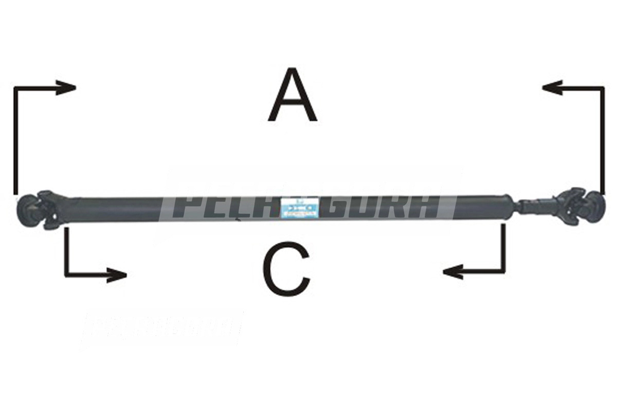 CARDAN COMPLETO VALTRA VALMET BM120 BM120GII (80864900)