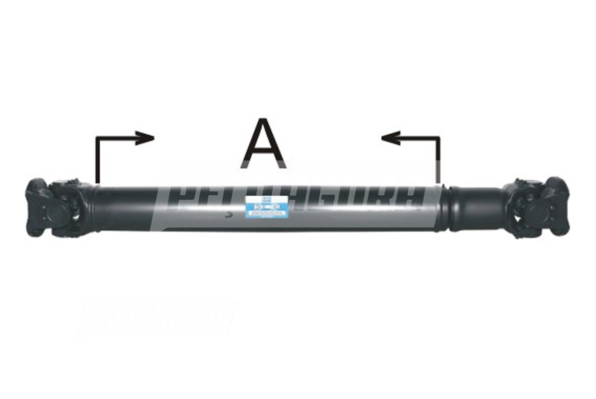 CARDAN COMPLETO (TRASEIRO) A=1156 MM SOLDA A SOLDA TUBO (SPL250-1X) PARA IVECO  