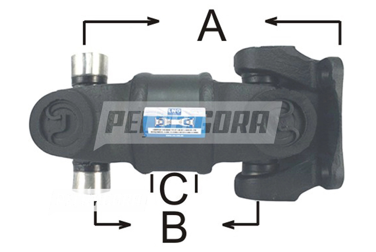 CARDAN COMPLETO 210MM JACTO UNIPORT 2000 PLUS SAP 2500 PLUS-SAP (1185541)
