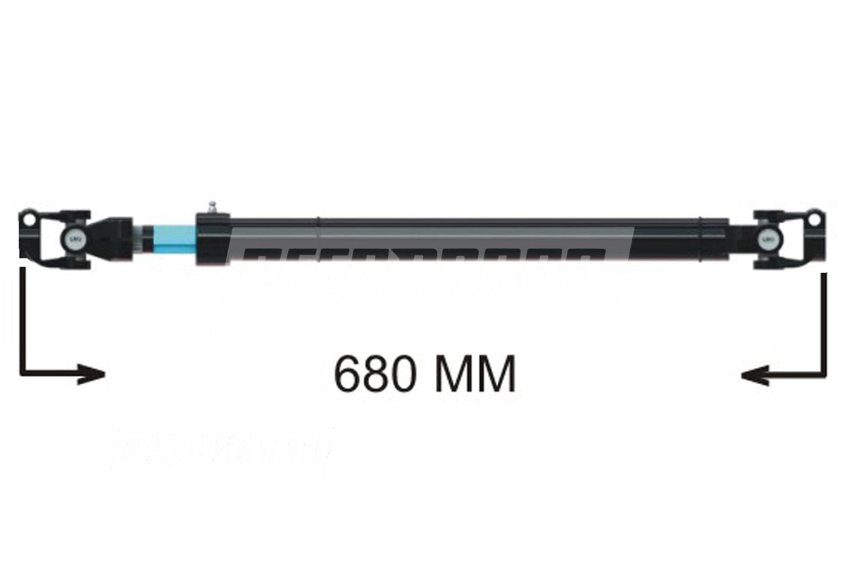 COLUNA DIRECAO COMPLETA 680MM FORD F12000 F14000  (T75-415501)