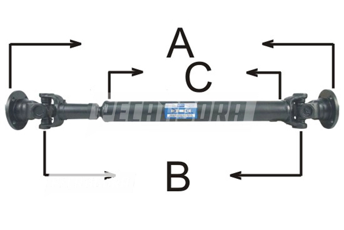CARDAN COMPLETO DIANTEIRO 785MM NISSAN FRONTIER SL 4X4 DIESEL AUTOMATICA 2008 EM