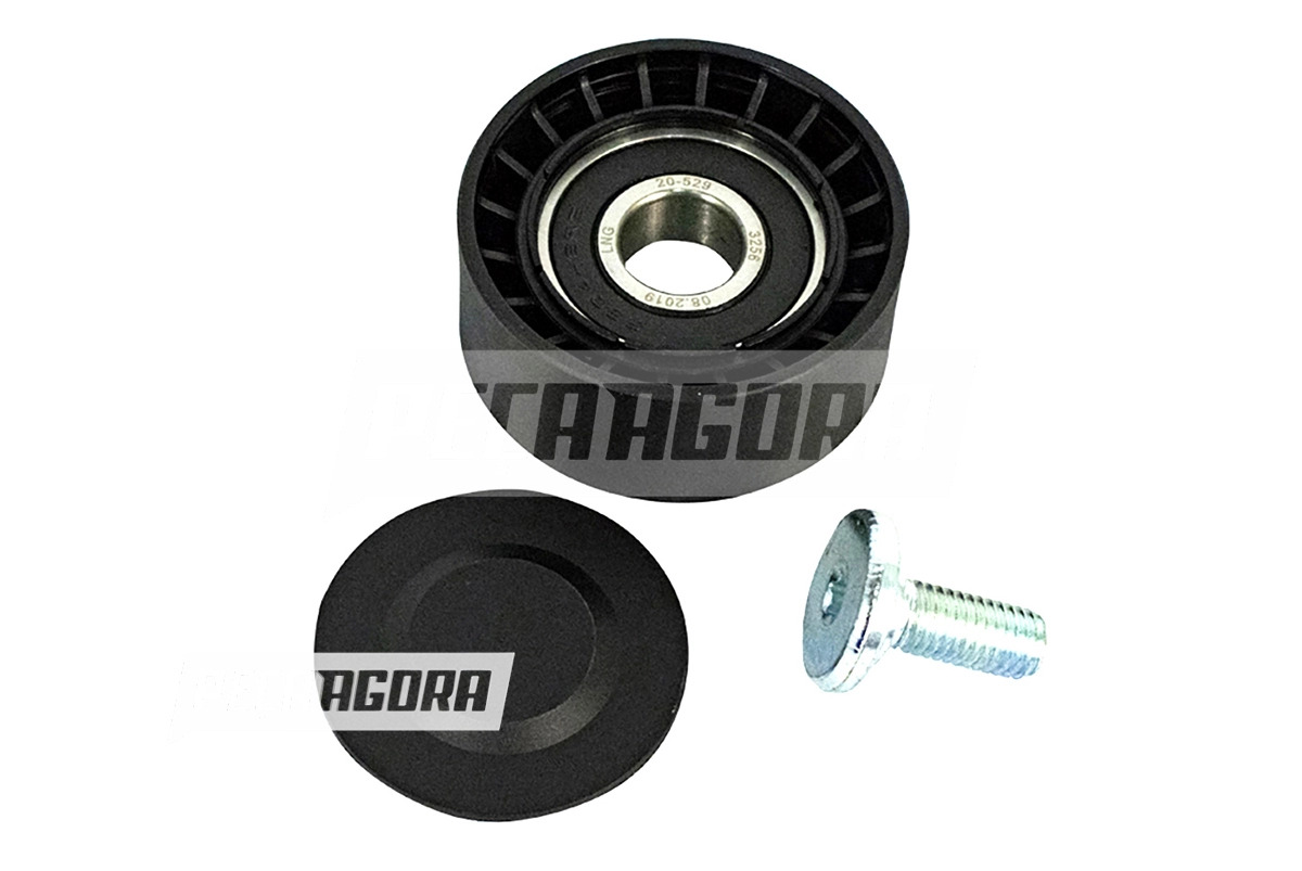 POLIA TENSOR CORREIA LISA PARA SCANIA ONIBUS K124 PLASTICO (1859657-L20529)