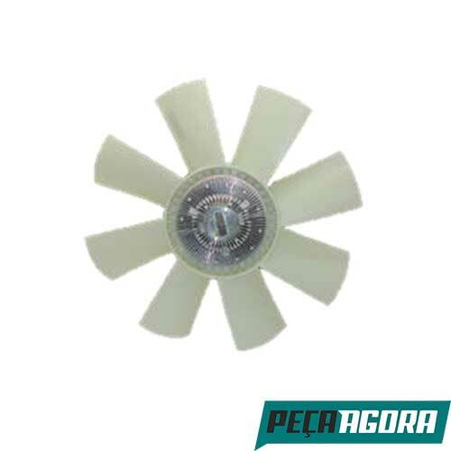 HELICE RADIADOR MOTOR PARA SCANIA R 124/ T 124 PLASTICO COM VISCO (1393424)