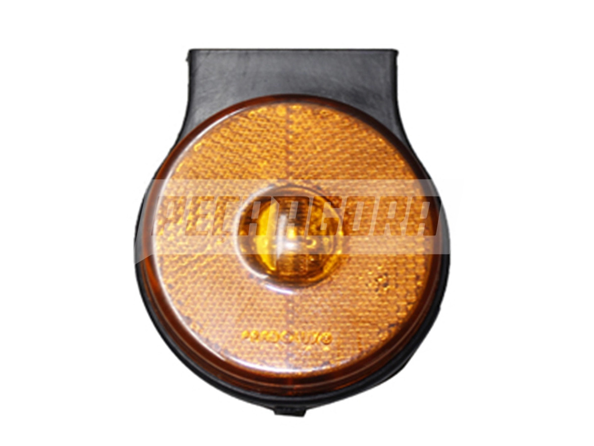 LANTERNA LATERAL AMARELA LED LINHA R RANDON 2012 COM SUPORTE COM PLUGUE CONECTOR