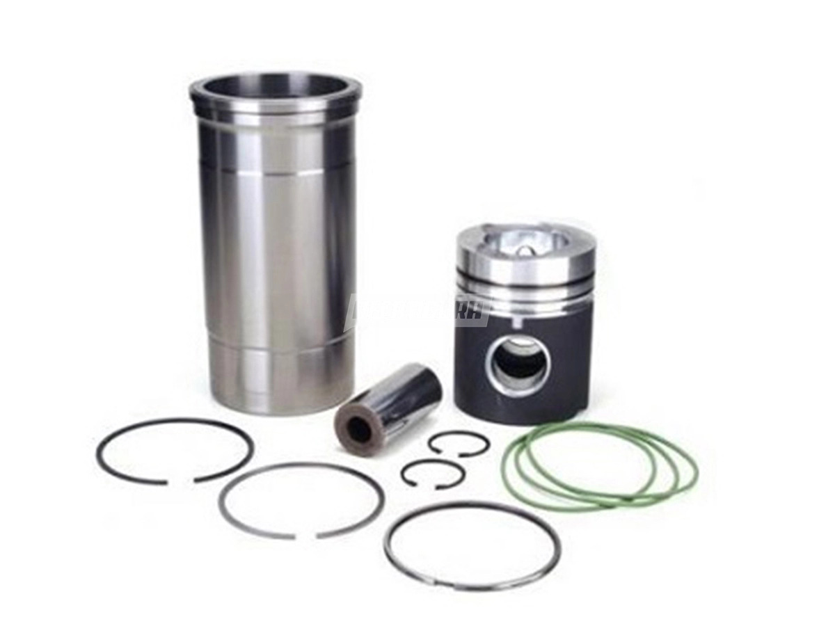 KIT MOTOR CAMISA PISTAO ANEIS PINO TRAVA 128MM 3 CANALETAS STD MB 1938S 1944S AX