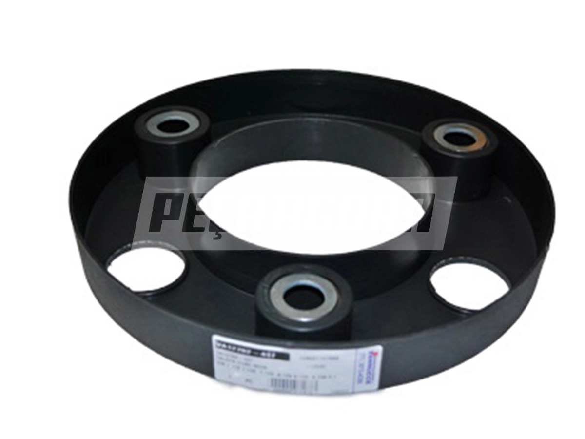 CALOTA CUBO RODA 6 FUROS CINZA FLANEL VW 7.110 7.120 7.100 8.120 8.150 9.150 5.1