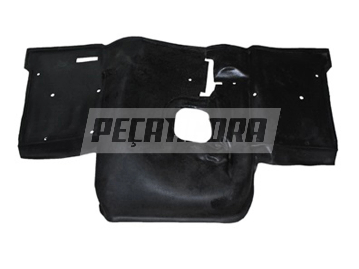 TAPETE BORRACHA ESPUMADO TRASEIRO PRETO VW 5.140 8.150 DELIVERY (2P0863731999)