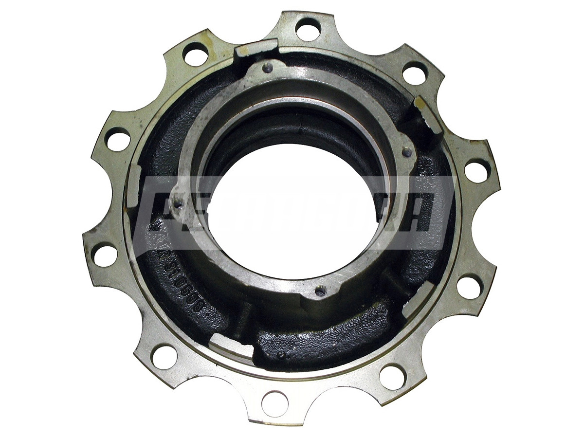 CUBO RODA DISCO 10 FUROS RANDON ANTIGO ROLAMENTOS IGUAIS 32218 FURO 22MM ALTURA 