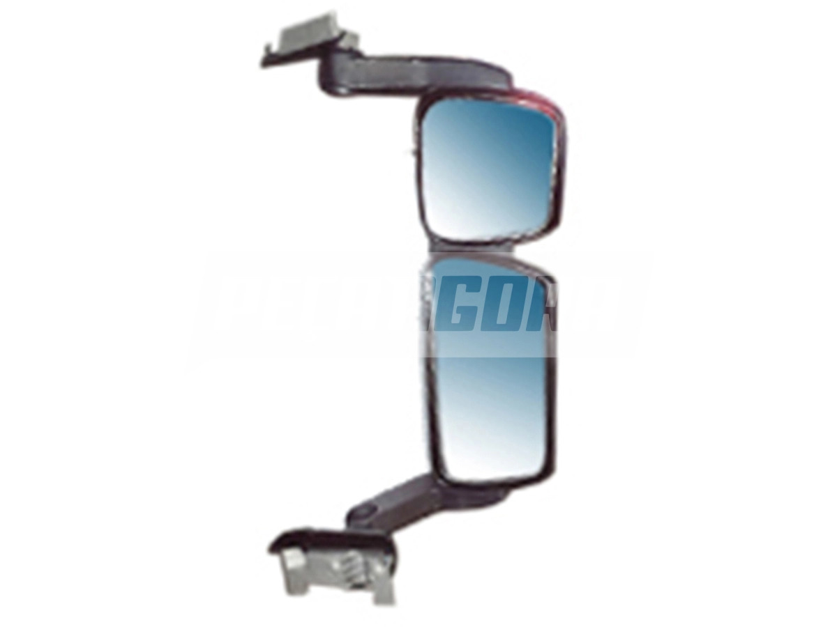 ESPELHO RETROVISOR DUPLO MANUAL COM DESEMBACADOR 24V LD DIREITO PARA IVECO TECTO