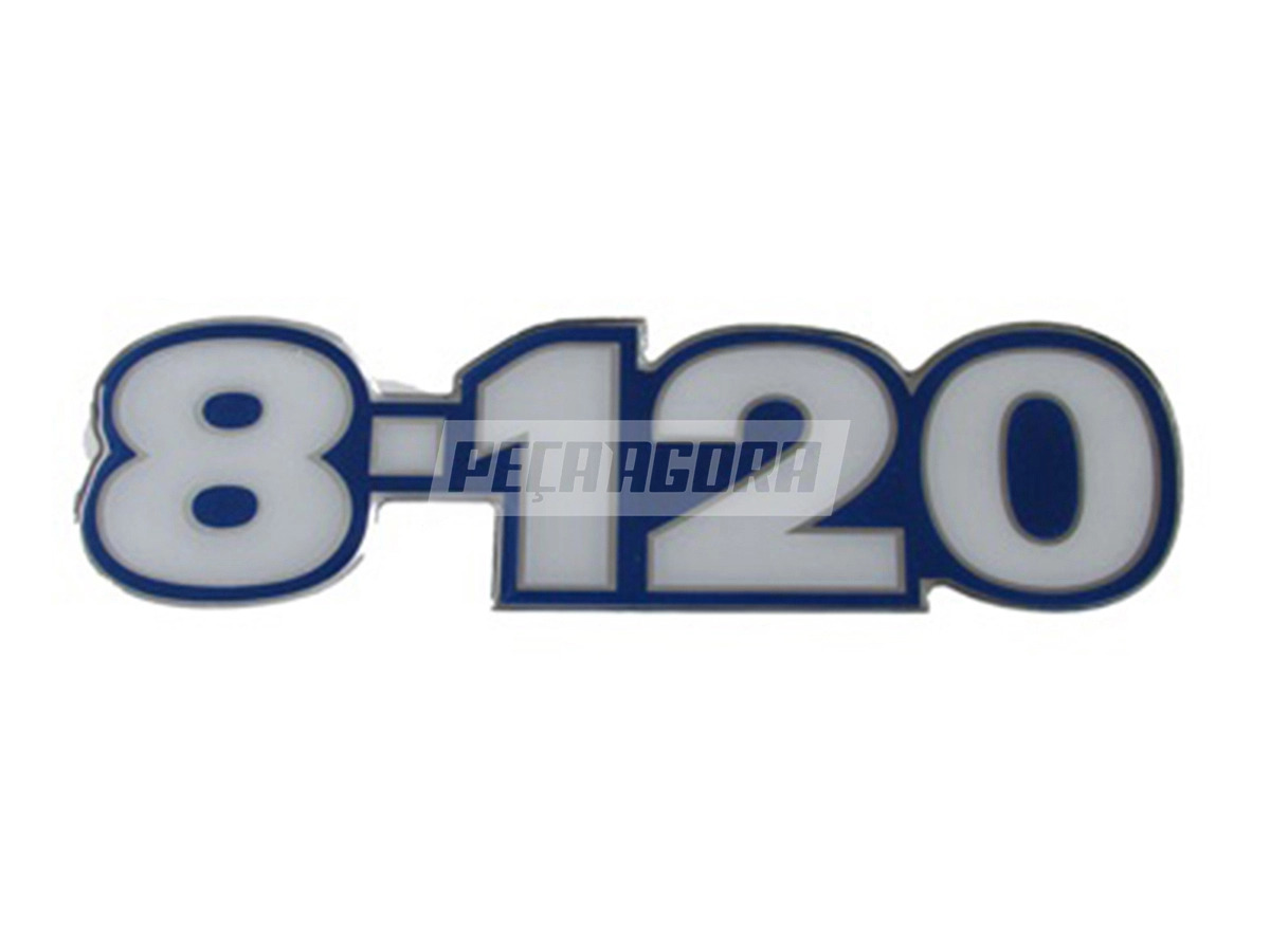 EMBLEMA COLANTE LATERAL 8120 SERIE AZUL VW 8120 (2VC853687A)
