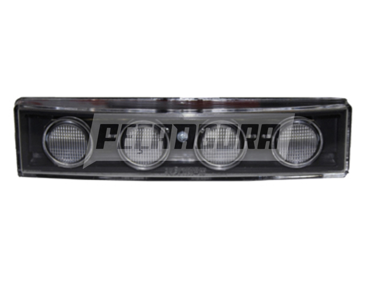 LANTERNA DELIMITADORA CRISTAL LED 24V PARA SCANIA TAPA SOL COM CONECTOR (020049)