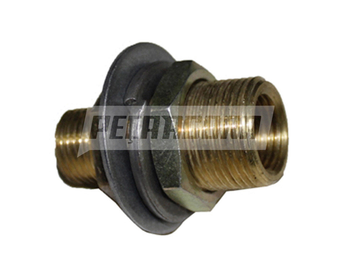 ANTEPARO MACHO M16X1,5MM X FEMEA M16X1,5 22MM CORPO CONEXÕES (2128M)