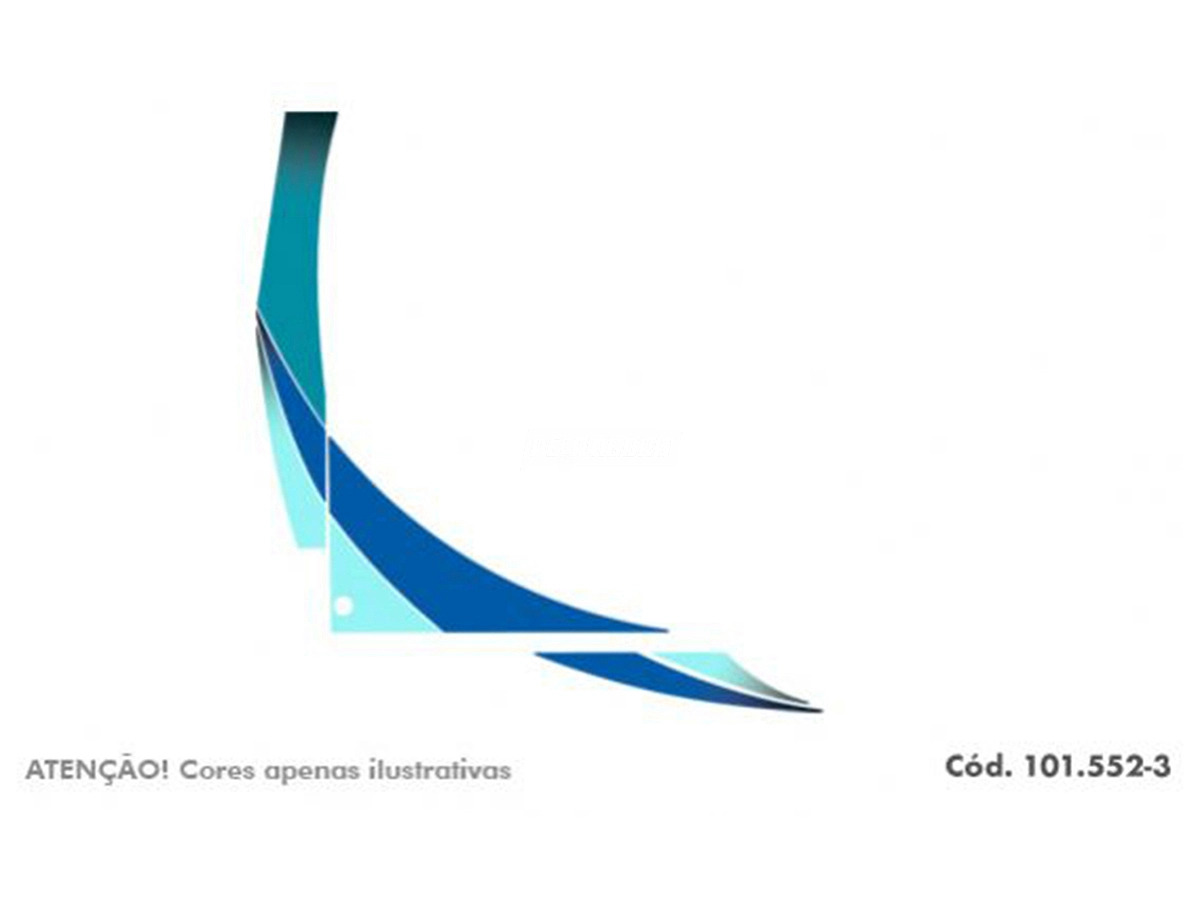 JOGO DE FAIXA COR AZUL (101552-3)