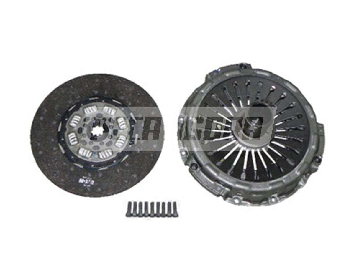 KIT EMBRAGEM 380MM SOBRE TUBO GUIA FORD CARGO 1722E 2422E CABINE NOVA 2011 DIANT