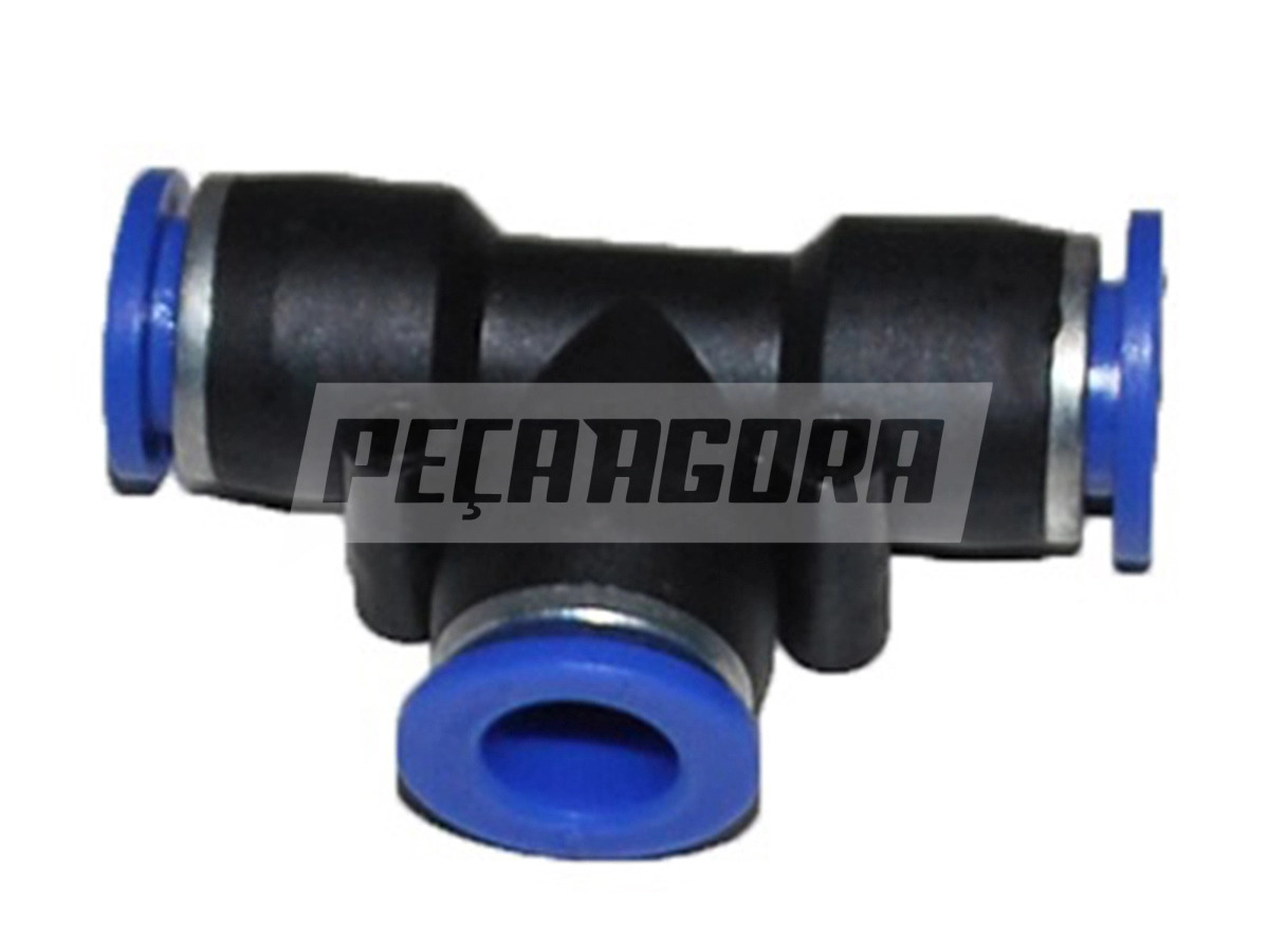 CONEXAO TEE UNIAO 08MM NYLON . (VA27173,)