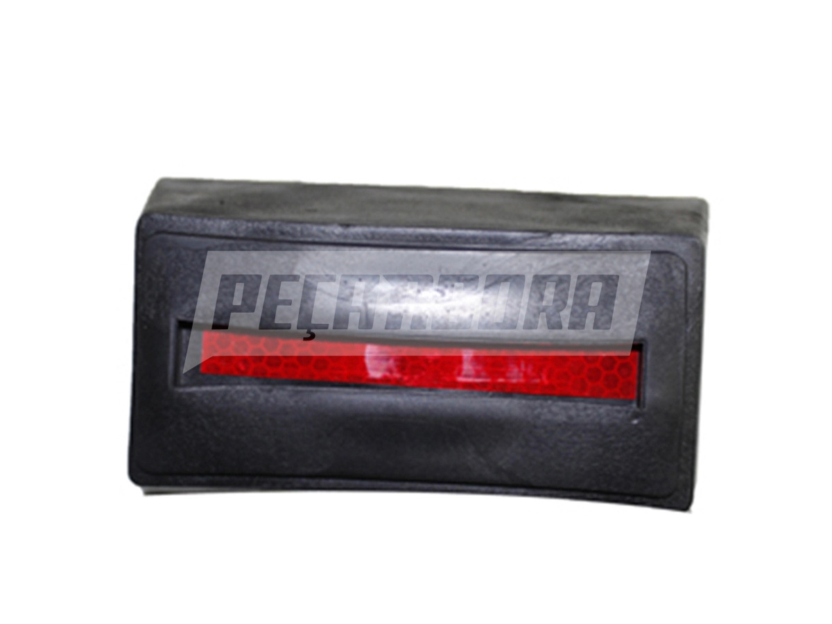 BATENTE RETANGULAR TRASEIRO CARRETAS TODAS FIXACAO 2 PARAFUSOS PLASTICO (3258)