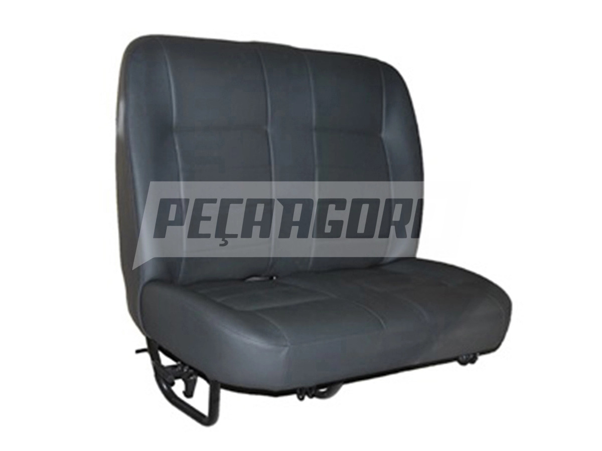 BANCO DUPLO PASSAGEIRO SEM LEITO VINIL FORD CARGO 1317E 1517E 1717E 1722E 2428E 