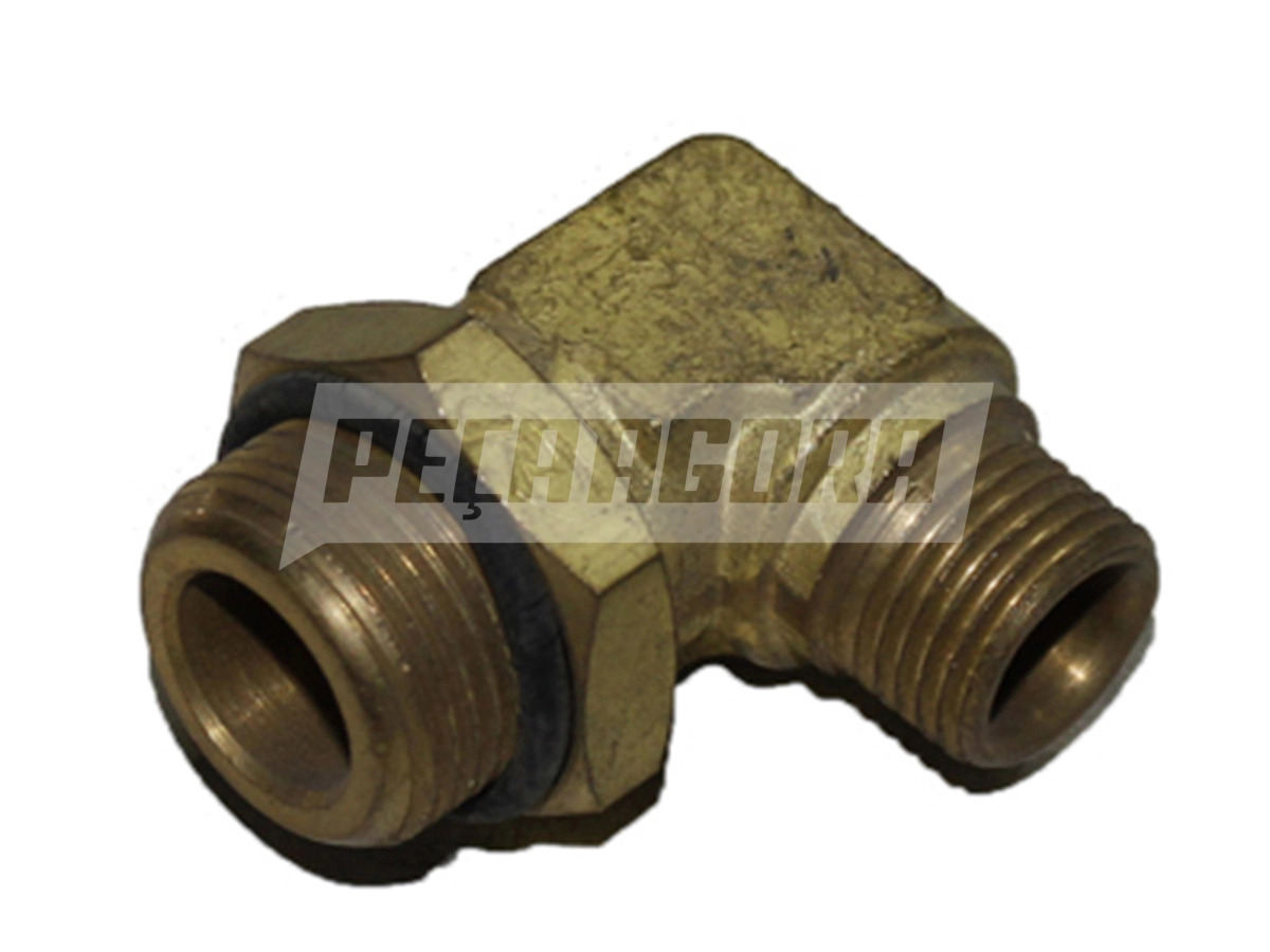 COTOVELO MACHO M22X1,5 X 10MM TUBO DIVERSAS (1277)