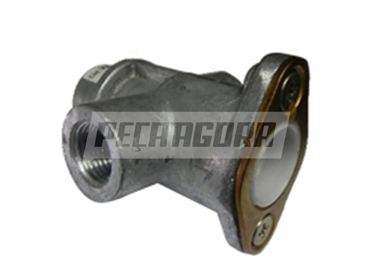 VALVULA REGULADORA FLUXO SUSPENSAO SUSPENSOR RANDON ROSCA M16X1,5 SUSPENSAO PNEU