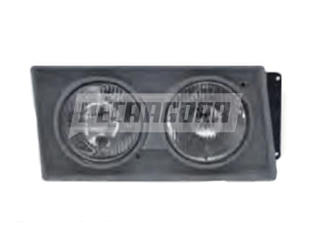 FAROL LD DUPLO H1 MOLDURA PRATA VW S2000 13190 15190 26220 17310 26310 17300 131