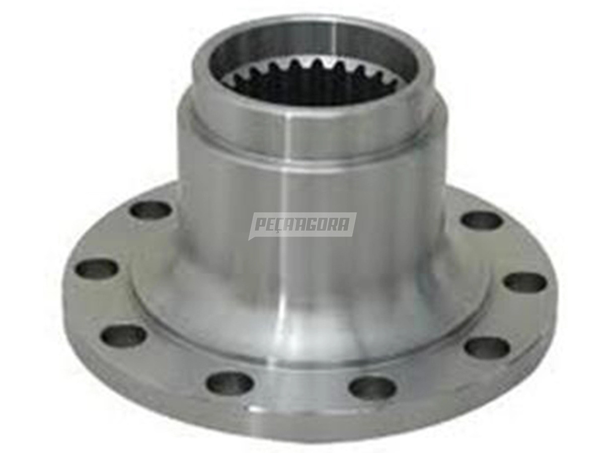 FLANGE ACOPLAMENTO CENTRAL MB 1935 CHASSIS VERMELHO 10 FUROS 26 ESTRIAS DISCO 18