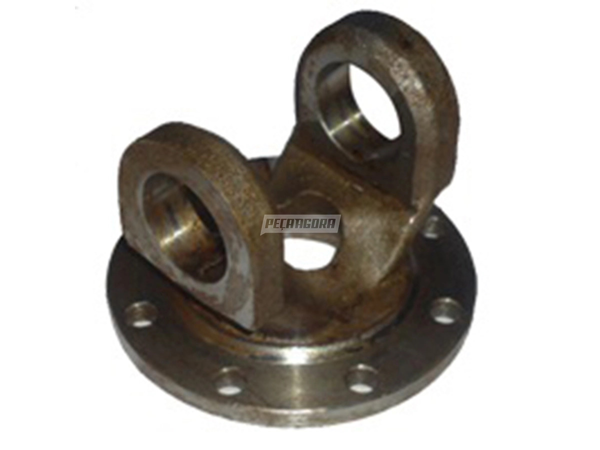 FLANGE CARDAN ORELHA 8 FUROS CRUZETA 5-12100X MB 1218 1718 1718A 1718K L1218 L13