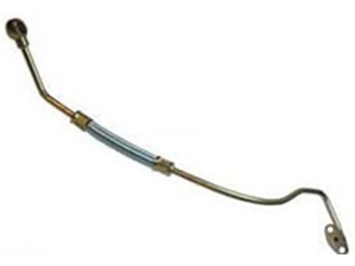 TUBO FLEXIVEL OLEO TURBINA FLANGE MB OM352A 710MM OLHAL 16MM (3521809920,)