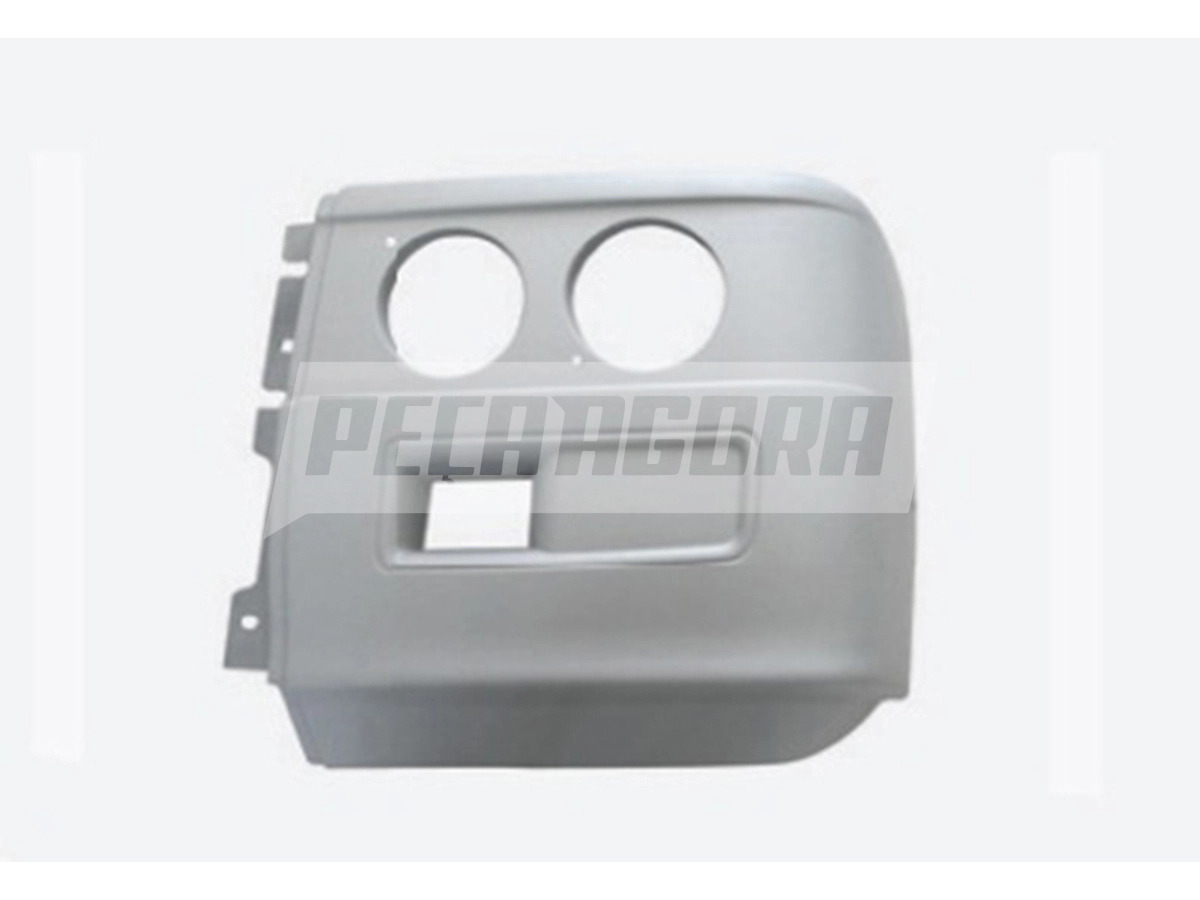 PONTEIRA PARACHOQUE ESQUERDO VW TITAN WORKER PLASTICO ABS COM ABERTURA FAROL (2S