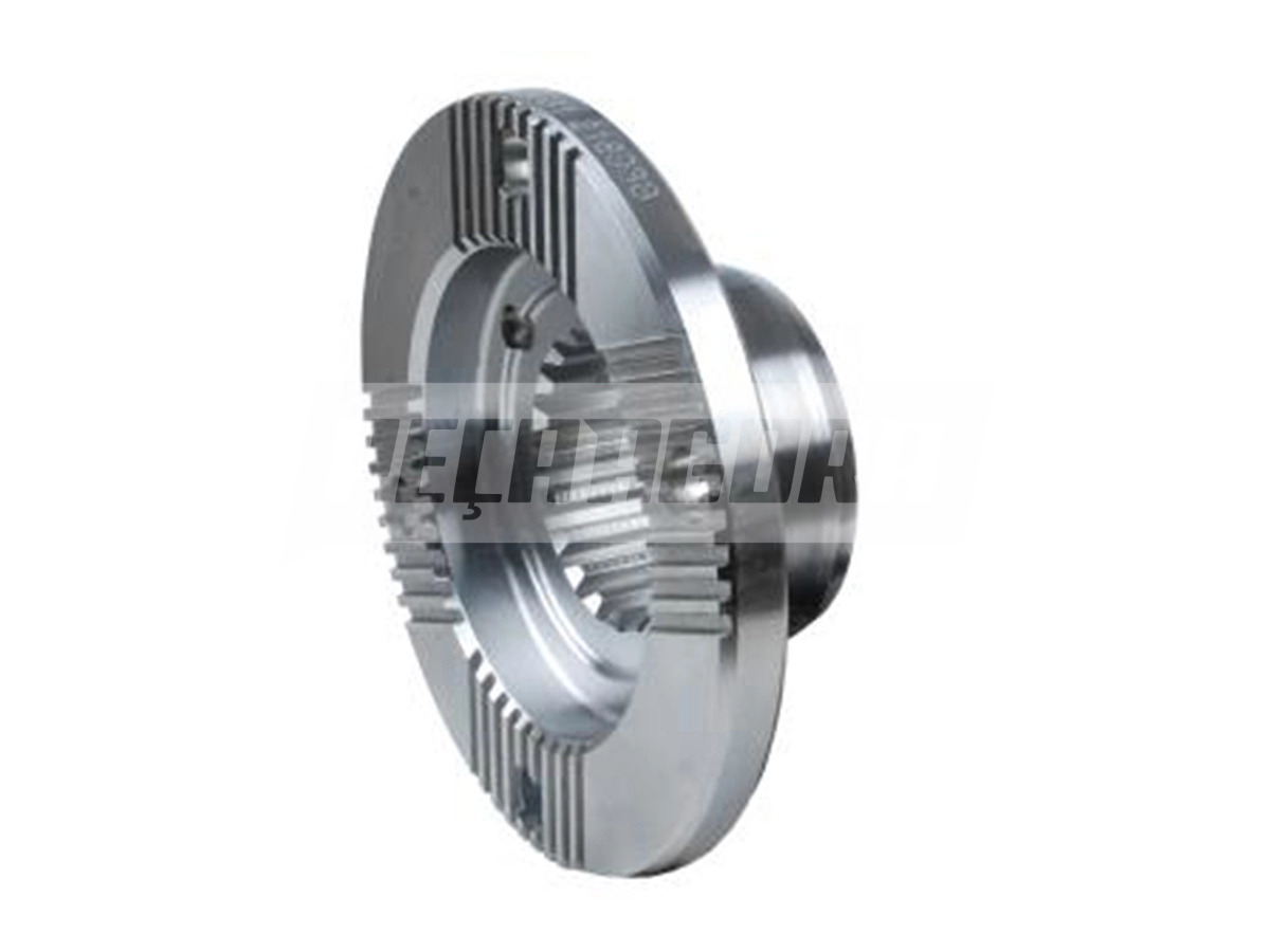 FLANGE RANHURADA DIFERENCIAL EV-91 4 FUROS 21 ESTRIAS VOLVO FH FM VM 6X4 RETENTO
