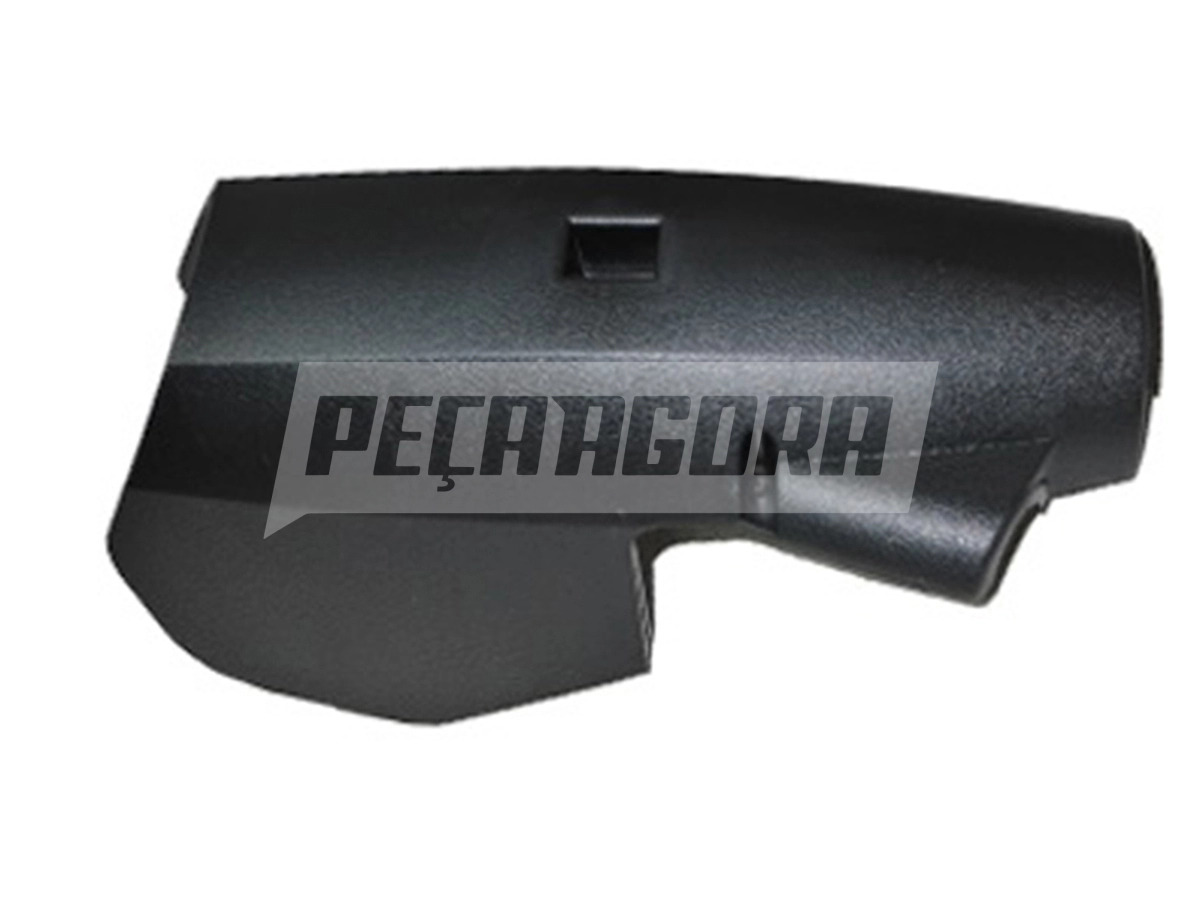 CAPA INFERIOR TRAVA DIRECAO PRETA VW TODOS COM ACABAMENTO DO PAINEL PRETO (T0095