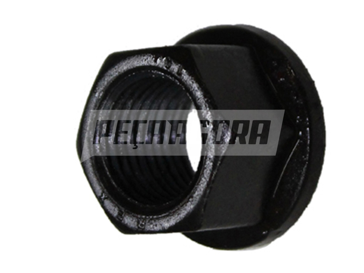 PORCA RODA RAIADA IDEROL NOMA MODERNO M20X2,0 CH 27 ALTURA 21MM ACO 10 (50010051