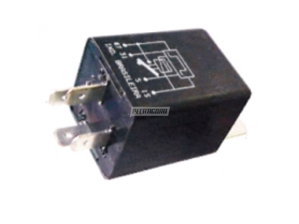 RELE TEMPORIZADOR PARADA SOLICITADA 24V MB O370 O371 50MM 24V FIXACAO SOQUETE 4 